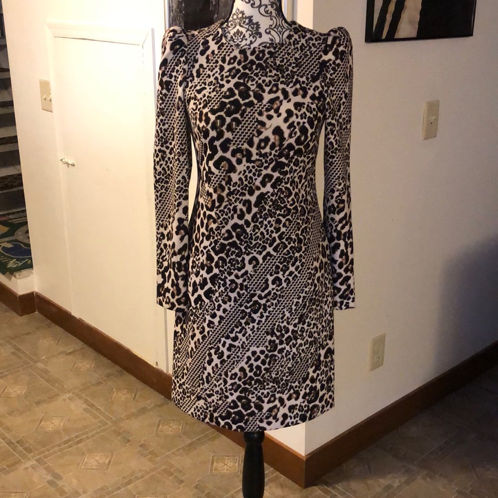 Cheetah print dress